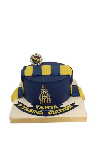Futbol Temalı Butik Pasta