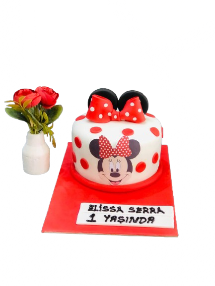 Minnie’nin Kırmızı Dünyası Butik Pasta